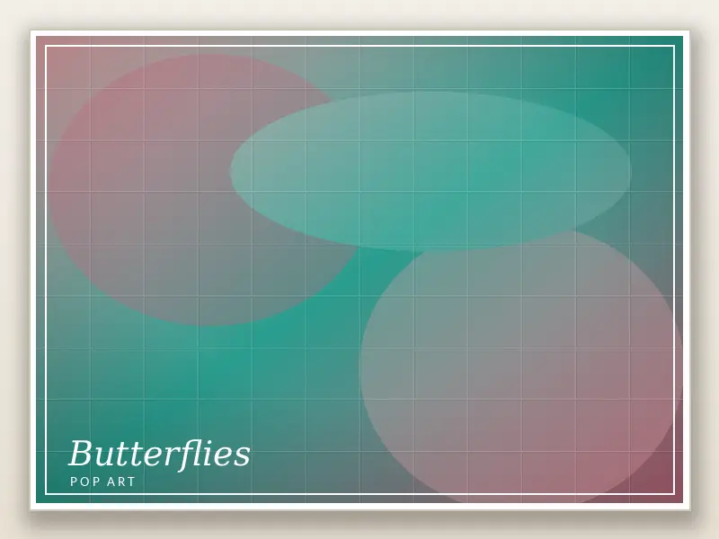 Butterflies Pop Art 4