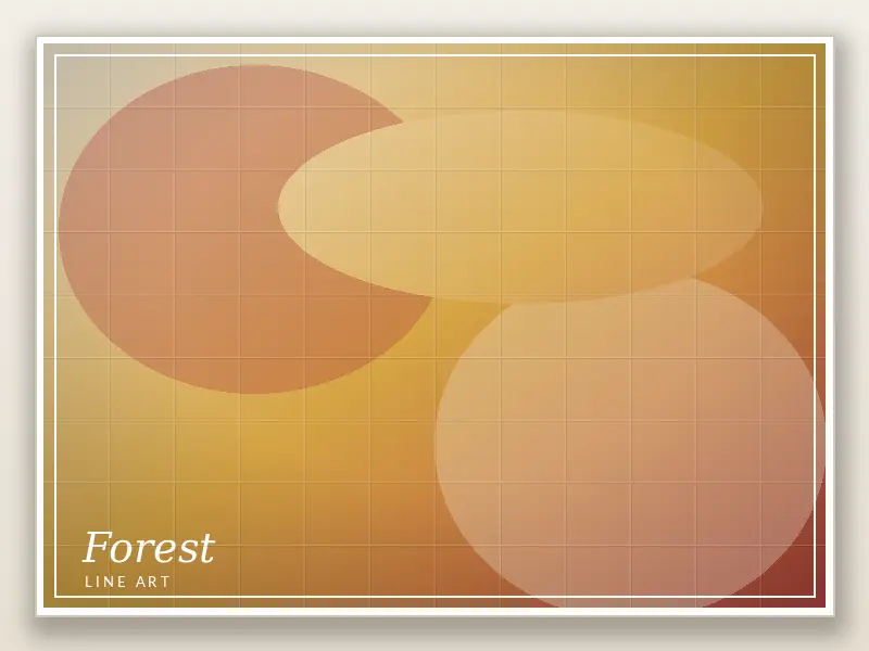 Forest Line Art 2