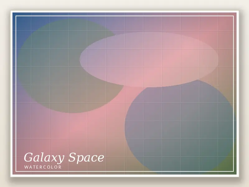 Galaxy Space Watercolor 1