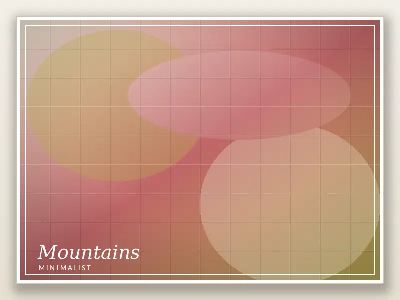 Mountain Minimalist Composition 2