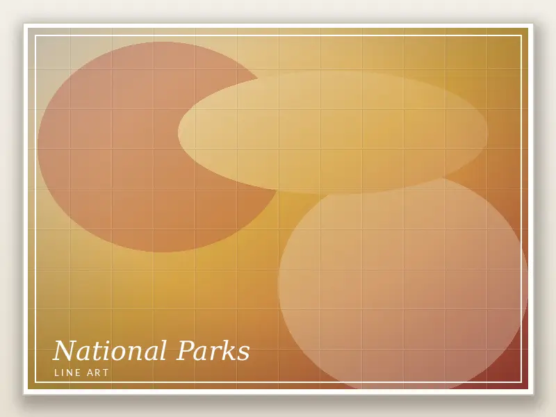 National Parks Line Art 4