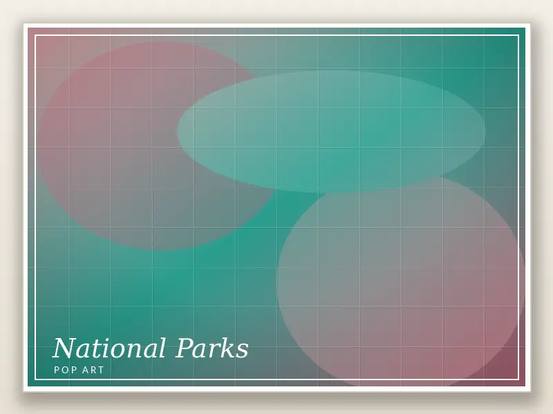 National Parks Pop Art 1