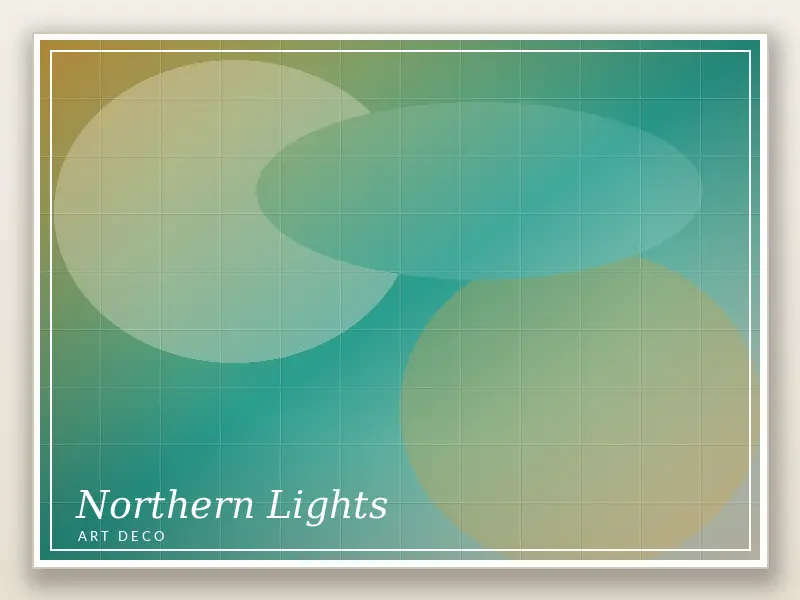 Northern Lights Art Deco 2