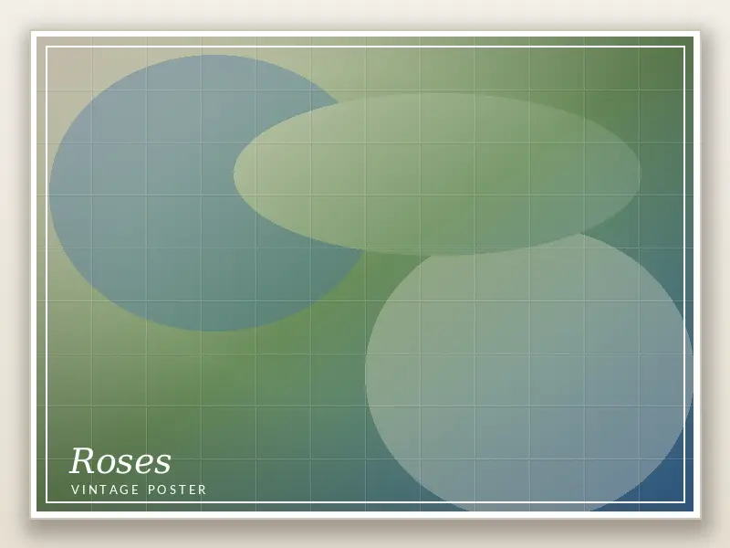 Roses Vintage Poster 2